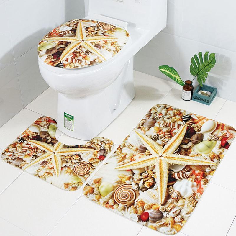 Scenes From Nature Bathroom Rug Set-Theone Apparel