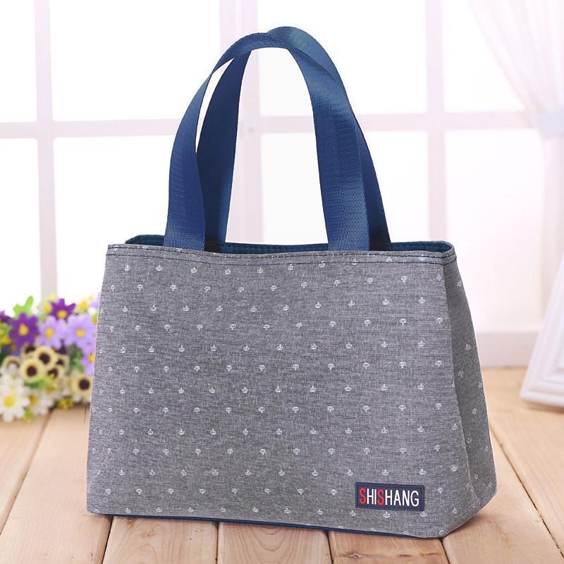 Seatbelt Strap Zip Tote Handbag-Gray-Theone Apparel