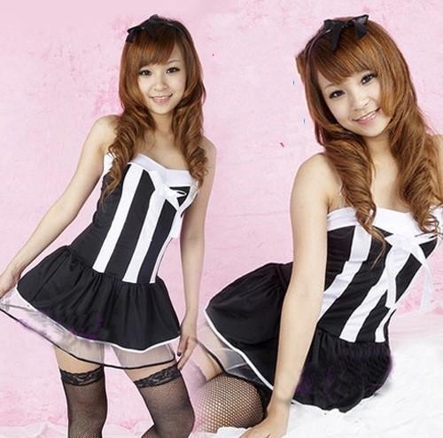 Seductive Lace Lingerie Costume Set-Theone Apparel