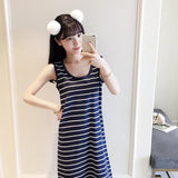 Sexy Solid Sleeveless Long Dress - Theone Apparel