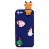 Silicone Christmas Smartphone Case For iPhone