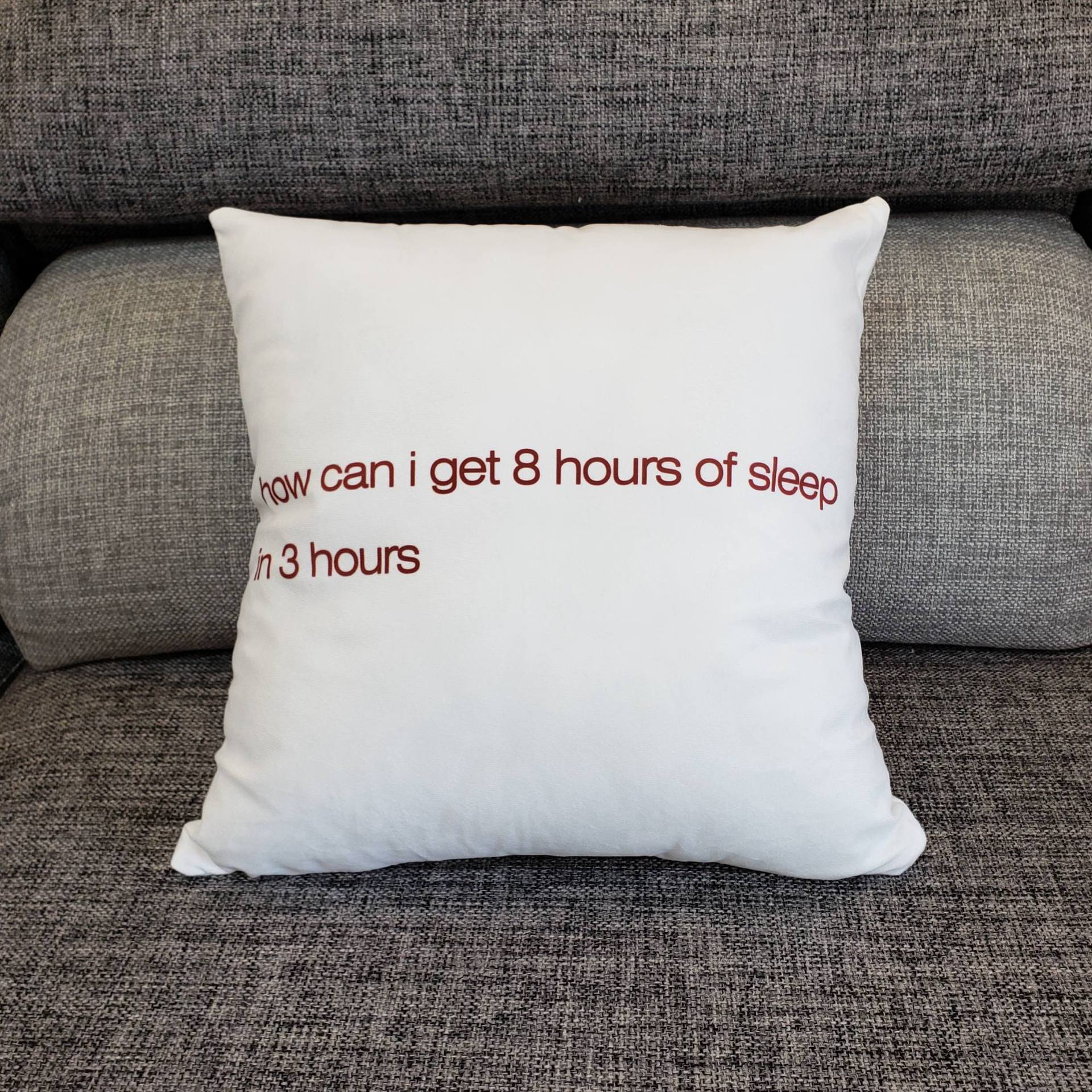 Sleep Mode Scripted Pillow Covers-Theone Apparel