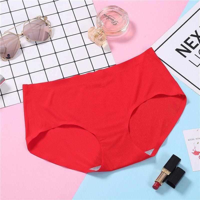 Smooth Fit Black Hip Hugger Panty-Red-Theone Apparel