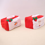 Snowman and Santa Tissue Box Cover