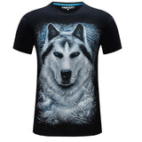 Snowy White Wolf Graphic Shirt