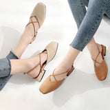 Square Heel Round Toe Sandals