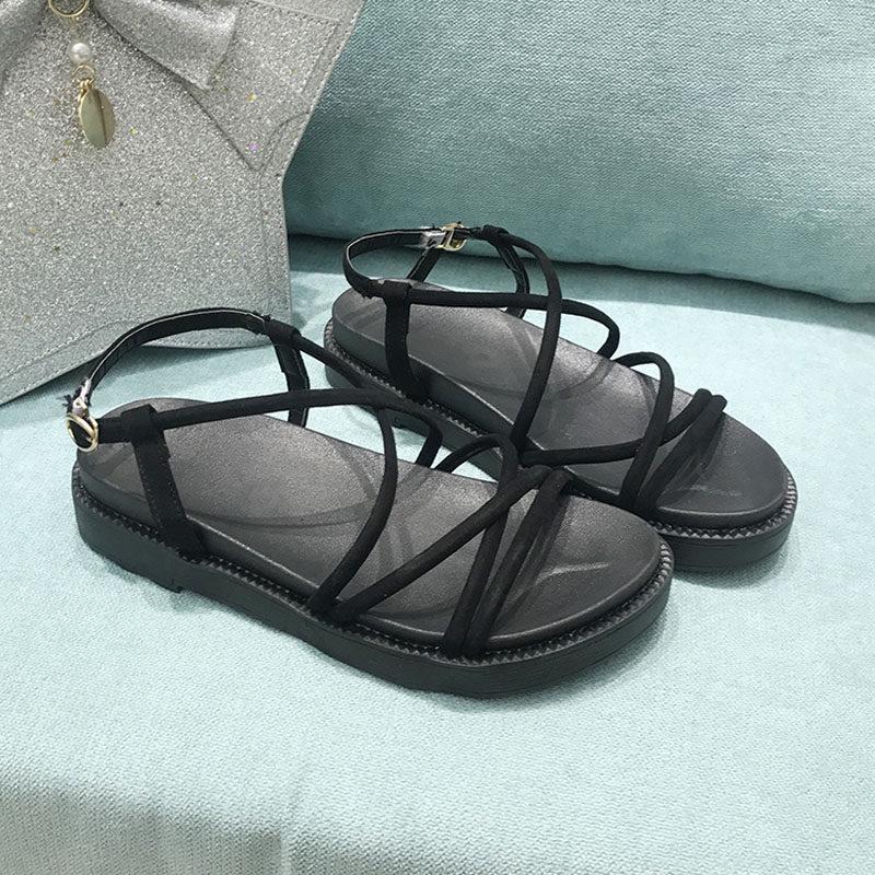 Strapped In Runaround Platform Sandals-Theone Apparel