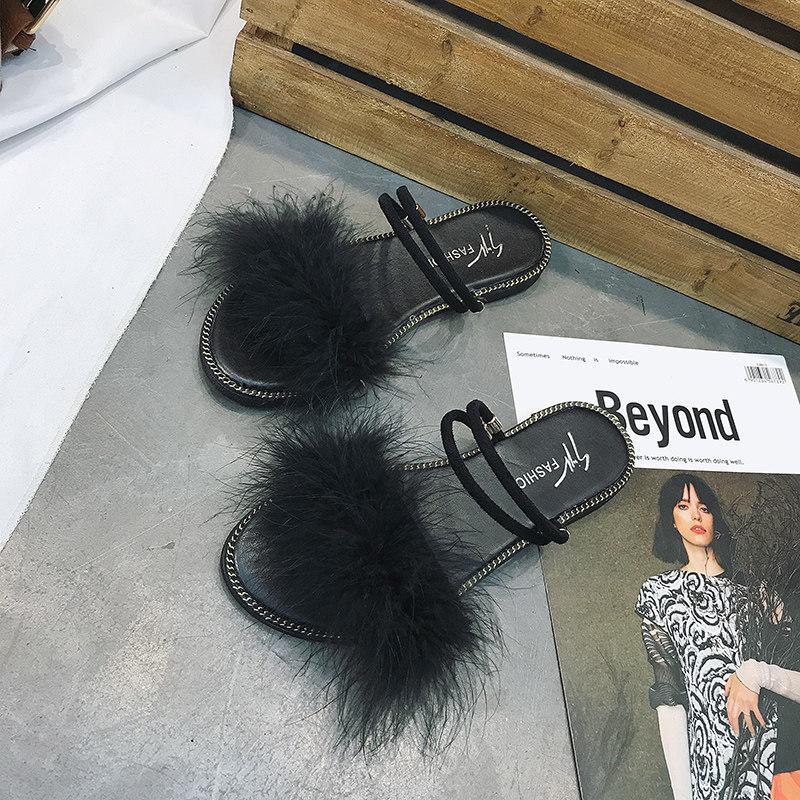 Stud Trim Simple Strap Sandals-Theone Apparel