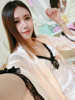 The Black Lace All Around Satin Robe-Beige-Theone Apparel