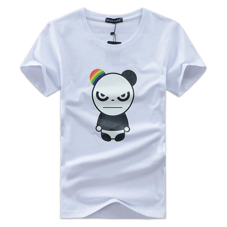 Ticked Off Rainbow Panda Shirt-White-Theone Apparel