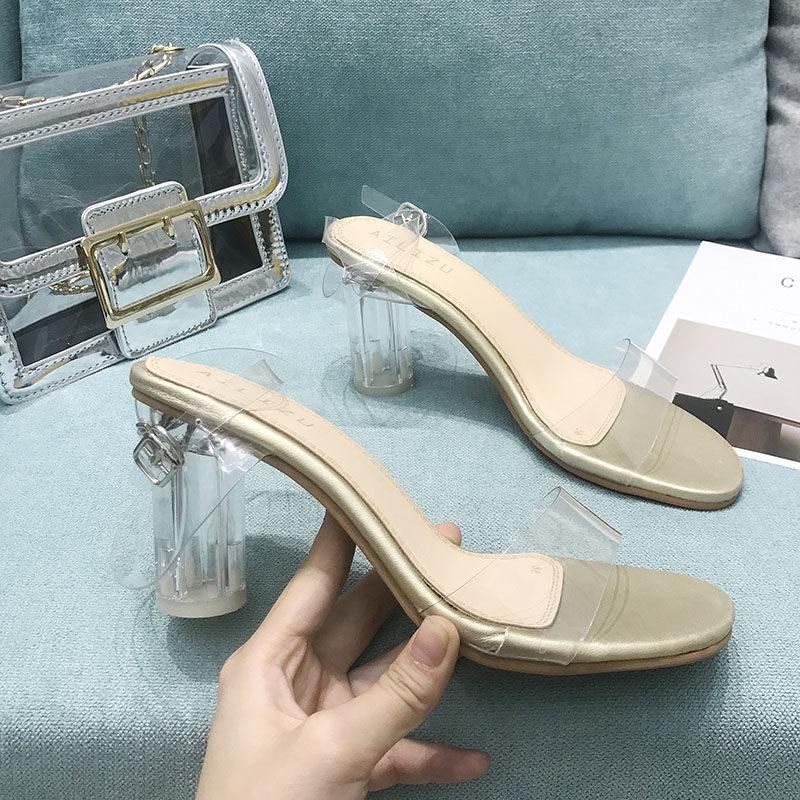 Transparent Clear Illusion Pump Heels-Theone Apparel