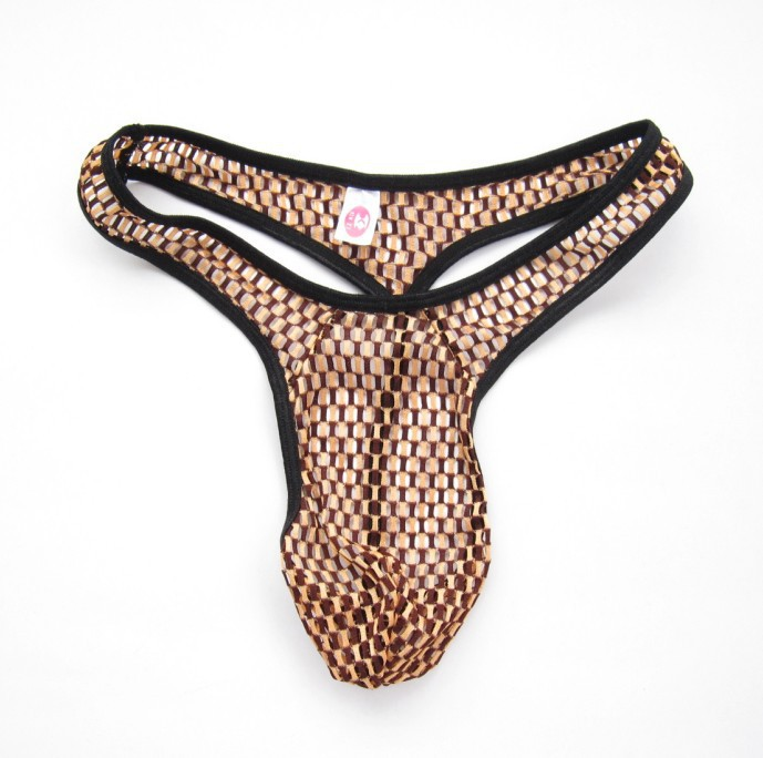 Wacky Animal Print Man Sling-Scaly Geo Print Thong-Theone Apparel