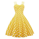Polka Dot Triple Strap Summer Dress