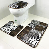 African Safari Print Bath Mat Set - THEONE APPAREL
