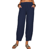 Ankle Length Wide Leg Casual Pants - THEONE APPAREL