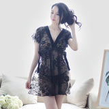 Bare Bum Front Only Sheer Lace Dress - THEONE APPAREL