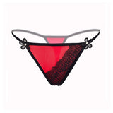 Black and Red Geometric Thong panties - THEONE APPAREL