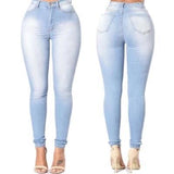 Bootylicious Washed Denim Skinny Jeans - THEONE APPAREL