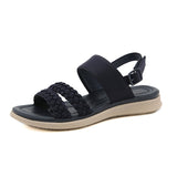 Casual Fabric Slip On Open Toe Sandals - THEONE APPAREL
